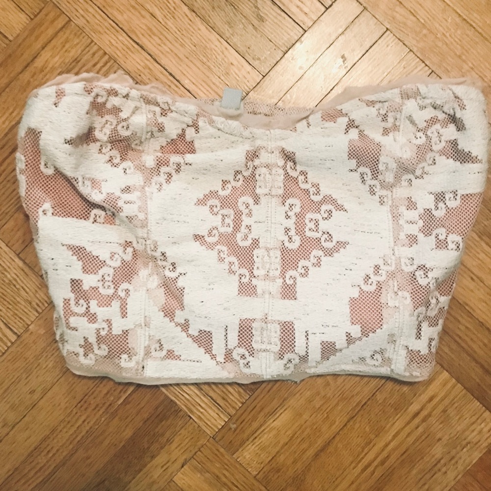 Ecote Crop Bustier Top - Never Worn